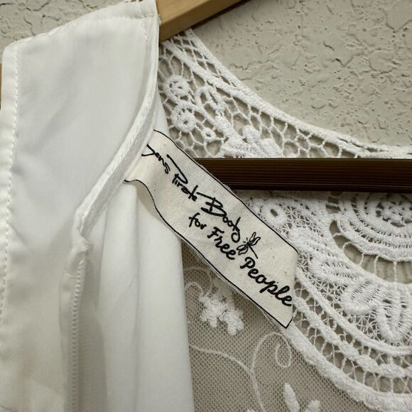 JEN'S PIRATE BOOTY for FREE PEOPLE White Wanderlust Romper Lace - Picture 8 of 12